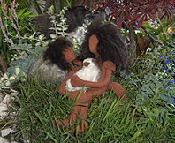 Adam und Eva im Paradies